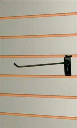 10 inch Black Peg Hook for Slatwall - 50 Count - //medicalbooks.filipinodoctors.org