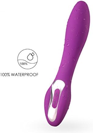 Waterproof USB Rechargeable,multi Mode Stimulation, Luxury G-spot &amp; Clitoral Vibrator 7 pulsating patterns (Purple)