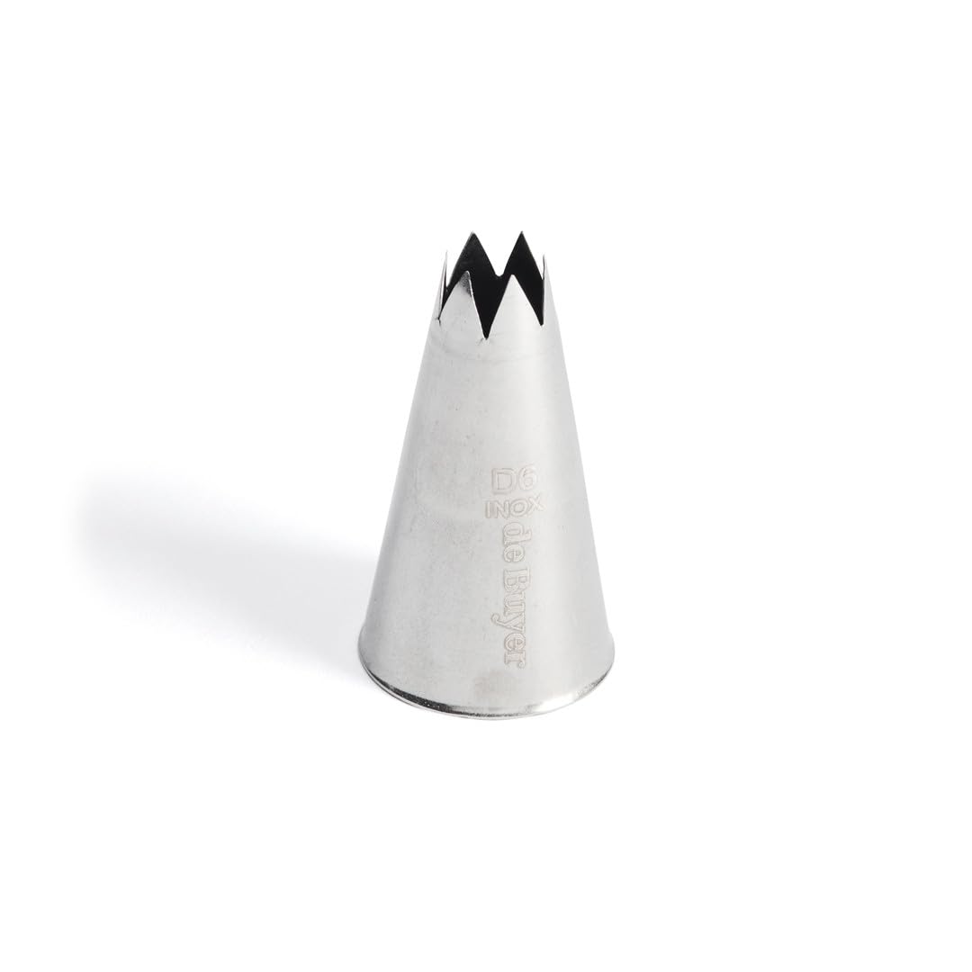 De Buyer 2112.15N Stainless Steel Star Nozzle