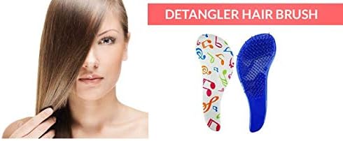 Ekan Detangling Compact Styler Hair Brush For All Types To Manage Unmanageable Hair, Blue, 40 Grams, Pack Of 1 (M1) (M1)