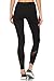 Mono B Women's Athletic Full Leggings with High Elasticized Waist S Black