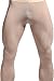 WUAMBO Men's Mesh Long Johns Slim Sexy Legging Tights Begie XL (Waist:32