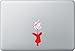 Spiderman Hanging Vinyl Decal for Macbook