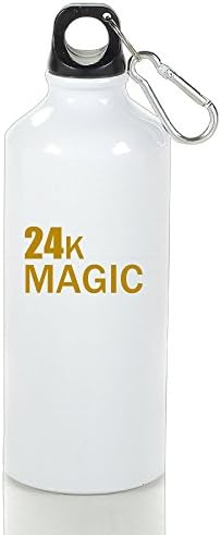 Bruno Mars 24k Magic Aluminum Vacuum Insulated Water Bottle White 400ml