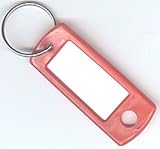 Lucky Line Products 16970 Key Tag with Ring, Red 50/PK