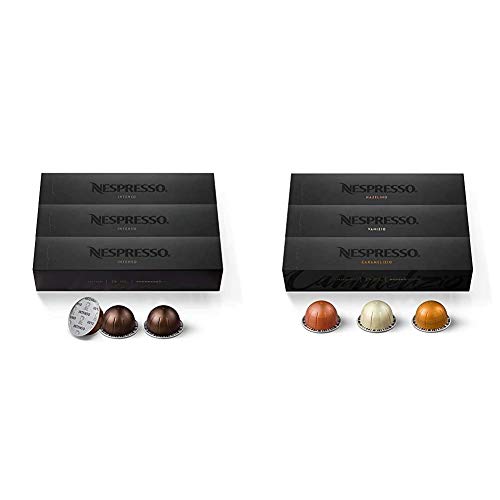 Nespresso Capsules VertuoLine, Intenso, Dark Roast Coffee, 30 Count