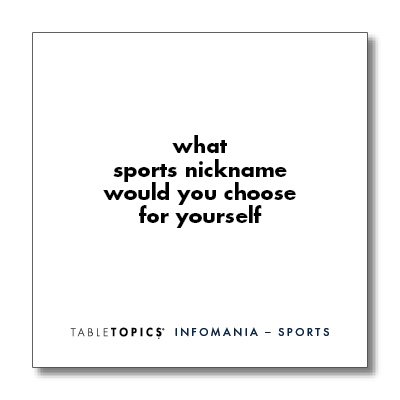 TABLETOPICS Infomania Sports: Questions to Start Great Conversations