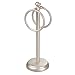 mDesign Metal Hand Towel Holder for Bathroom Vanities - Satin