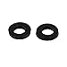 uxcell M3 x 6mm x 1mm Nylon Flat Insulating Washers Gaskets Spacers Fastener for Faucet Pipe Water Hose Black 200PCS