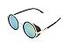 AV SUPPLY Hot Steampunk Retro Style 50s Silver & Black Frame Green Round Mirror Lens Glasses Blinder Sunglasses