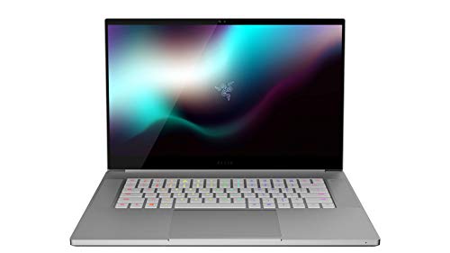Razer Blade 15 Studio Edition Laptop: Intel Core i7-9750H – NVIDIA Quadro RTX 5000 – 15.6″ 4K OLED Touch – 32GB RAM – 1TB NVMe SSD, CNC Aluminum, RGB Lighting, Thunderbolt 3, Mercury White