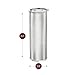 Cold Brew Coffee Filter for DIY Cold Brew Coffee Kit, (Just add a Mason Jar) Includes Stainless Steel Filter, Coffee Scoop, and Stainless Steel Straw with Custom Lid | Fits 2 Quart Mason