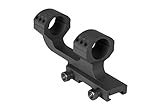 Monstrum Offset Cantilever Dual Ring Scope Mount | 1 inch Diameter (Black)