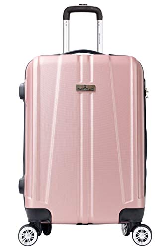 Amberley - Maleta rígida con 8 Ruedas, Color Rosa: Amazon.es ...