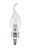 LED Candle 4W (40-Watt Replacement), Hyperikon Flame Tip Chandelier Bulb, Silver Housing, E12, 2300K, Dimmable, UL