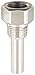 PIC Gauges TW-SS02-22S2 316 SS Standard Thermowell for Industrial Bimetal Thermometers, Stepped Style, 2-1/2