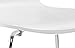 Novogratz Shell Bentwood Modern Round Chairs, White, Set of 2
