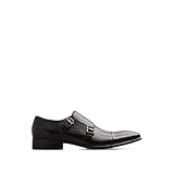 Kenneth Cole New York Regal Bearing Leather Monk Strap Dress Shoe - Men's