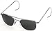 AO Eyewear Original Pilot 55mm 23K Gold Frame Bayonet Temple Cosmetan Brown Glass Lens Sunglasses USMC USAF USN