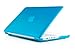 iPearl mCover Hard Shell Cover Case + Keyboard Skin for Model A1342 White Unibody 13-inch MacBook (Part No. MC207LL/A or MC516LL/A, Released After Oct. 20, 2009) (Aqua)