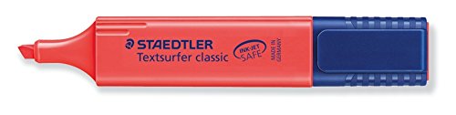 Staedtler Textsurfer Classic Highlighter - Red (Pack of 10)