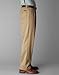 Dockers Men's Relaxed Fit Signature Khaki Lux Cotton Stretch Pants - Pleated, Dark Khaki (Cotton)-Discontinued, 38W x 32L