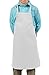 KNG Kids Cooking Apron for Girls and Boys – Medium, White