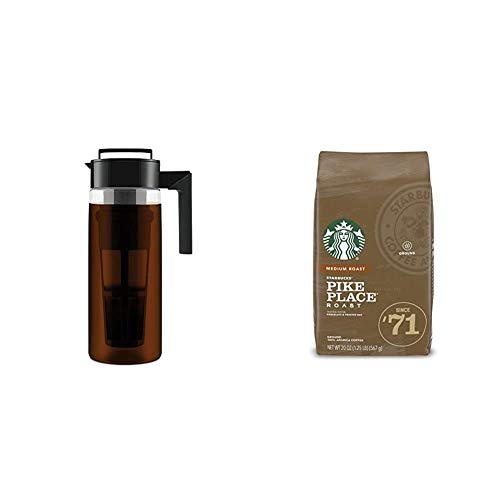 Takeya Patented Deluxe Cold Brew Iced Coffee Maker with Airtight Seal