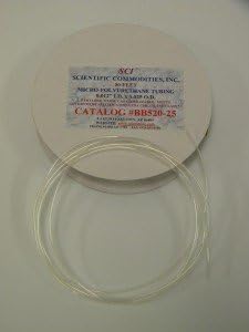 Medical Grade Micro Urethane Tubing/0.020" ID x 0.040" OD (+/- .002") = .127mm ID x .254mm OD/(5) 50' Rolls
