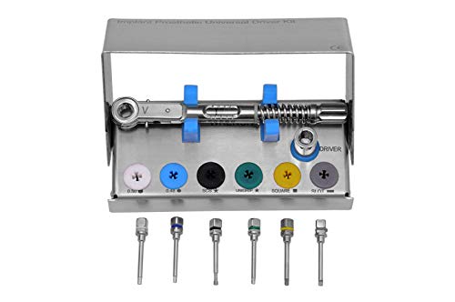 Dental Prosthetic Kit 4mm Square Engagement, Hex Driver 0.050, Hex Driver 0.048, Code DIHD