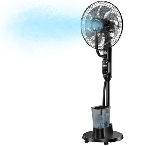 AetherMist Standing Misting Fan