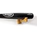CYPRESS SUNRISE Baseball Bat Display Case Wall Mount Horizontal Rack Brackets Hanger Holder I Bamboo Finish I Protective Felt I Hidden Hardware Included I Easy Installation