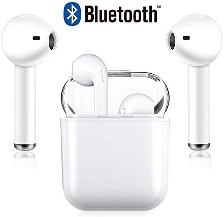 Wireless Bluetooth Headset, i8x Wireless Headset Stereo Bluetooth Headset in-Ear Built-in Handsfree Microphone for Apple Airpods Android/iPhone