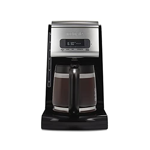 Proctor Silex FrontFill Drip Coffee Maker, Digital & Programmable, 12