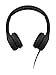 LilGadgets Connect+ Foldable Kids Headphones for School - On-Ear Wired Headphones with Mic - Volume Limited, Noise Reduction & SoftTouch Padding - SharePort Technology for Multiple Kids - Black