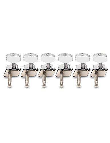 image for Metallor Semiclosed String Tuning Pegs Machine Heads Tuners 6 In Line 