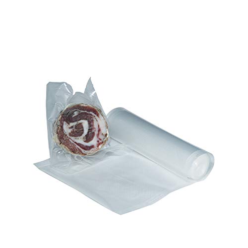 Virsus 2 goffrierte Vakuumrollen Vakuumierfolie Rolle 25 cm x 600 cm Vakuumbeutel für Vakuumierer Lebensmittel geeignet… – Bild 4