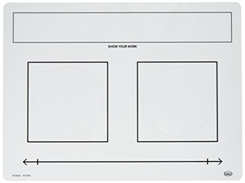 Didax Educational Resources Write-On/Wipe-Off Fraction Mats