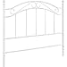 White Bed Mainstays Fits Full/Queen Metal Headboard Frames