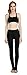 Ladies Pure Color Splice Stretch Workout Leggings Wrap Foot Yoga Tights 03L