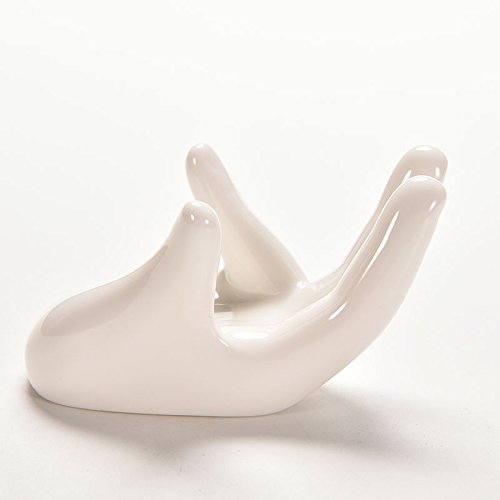 7thLake Porcelain Ceramic Air Plant Tillandsia Holder Flower Planter Office Desk Decor - Thumbnail 3