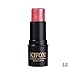 Rouge Blush Stick, Cream Blush Stick for Cheeks & Lips, Blendable Long-Lasting Multi-Use Contour Stick & Highlighter Makeup
