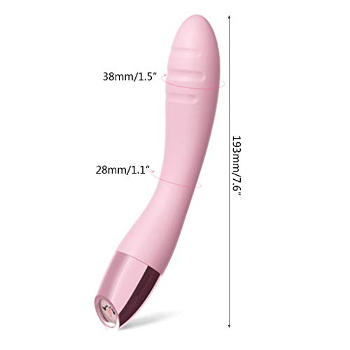 Tingze416 Women Silicone Personal Wand Ma-ss-ger Cordless (Pink)