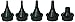 Welch Allyn 22100 Set of Five Reusable Ear Specula for Pneumatic, Operating and Consulting Otoscopes, 2, 3, 4, 5 and 9 mm Size