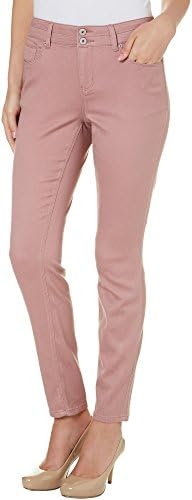 Vanilla Star Womens Solid Knit Skinny Pants 16 Dusty rose pink