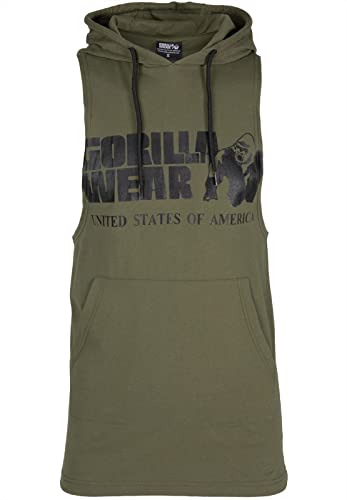 Rogers Hooded Tank Top - Army Green - 4XL