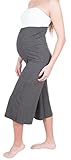 Maternity Yoga Lounge Capri Pants wide legged