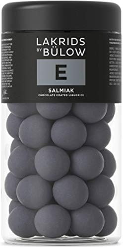 Lakrids by Johan Bülow E - Salmiak Chocolate Coated Liquorice (265g)