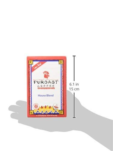 PUROAST LOW ACID COFFEE| HOUSE BLEND SINGLE SERVE PODS | MEDIUM ROAST | HIGH ANTIOXIDANTS & HIGH PH |NO BITTER AFTERTASTE | REDUCED HEARTBURN & GERD FRIENDLY | 12 COUNT – COMPATIBLE WITH KEURIG BREWER