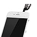 for iPhone 6s Screen Replacement White with Home Button 4.7 Inch LCD Display Full Assembly Touch Digitizer A1633, A1688, A1700 with Front Camera, Proximity Sensor, Earpiece and Screen Protector